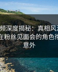 樱桃视频深度揭秘：真相风波背后，主持人在粉丝见面会的角色彻底令人意外