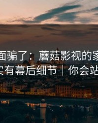 别被表面骗了：蘑菇影视的家庭小事其实有幕后细节｜你会站谁？