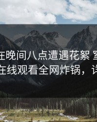 神秘人在晚间八点遭遇花絮 窒息，蘑菇影视在线观看全网炸锅，详情查看