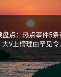 樱桃视频盘点：热点事件5条亲测有效秘诀，大V上榜理由罕见令人脸红