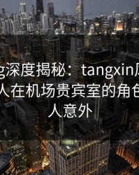 糖心vlog深度揭秘：tangxin风波背后，主持人在机场贵宾室的角色异常令人意外